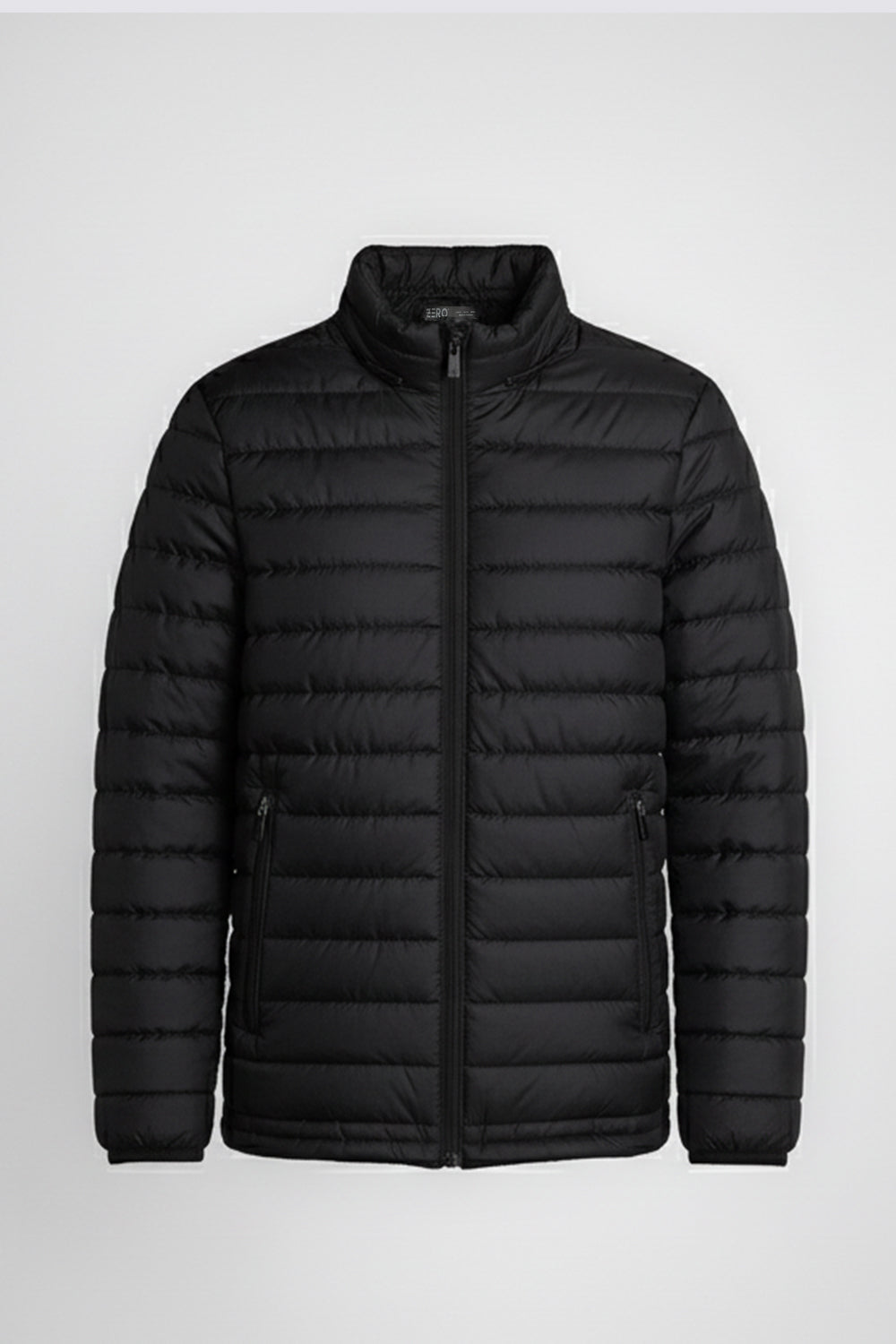 Insulated Puffer Jacket | Lightweight & Water-Resistant | Black